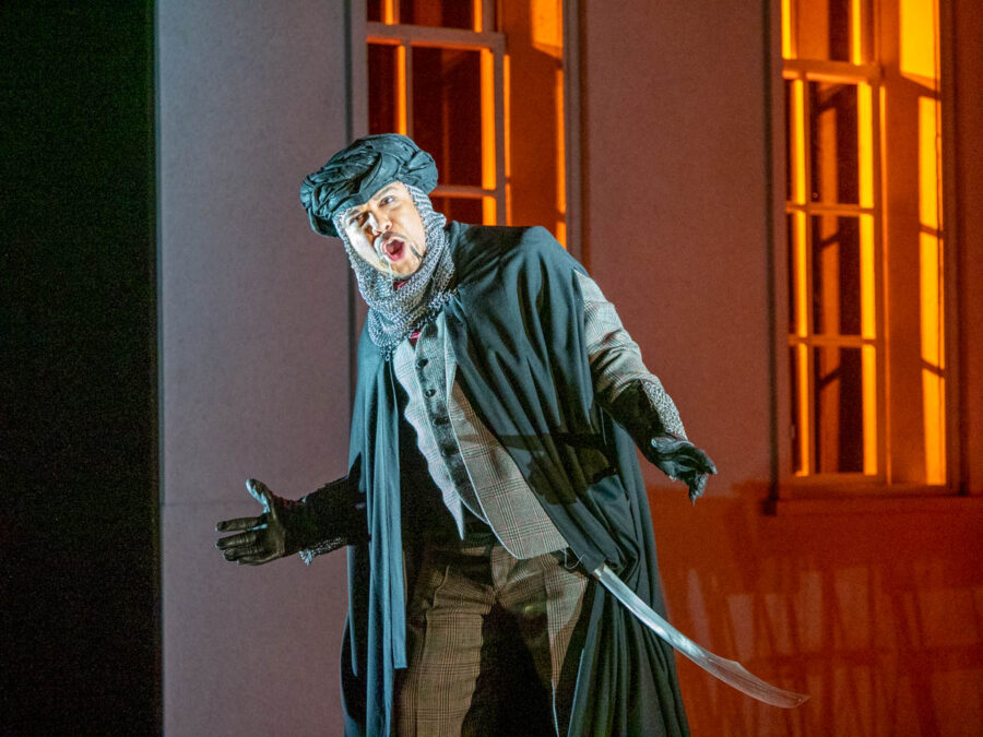 AUBREY ALLICOCK as Argante in RINALDO. Glyndebourne Opera.