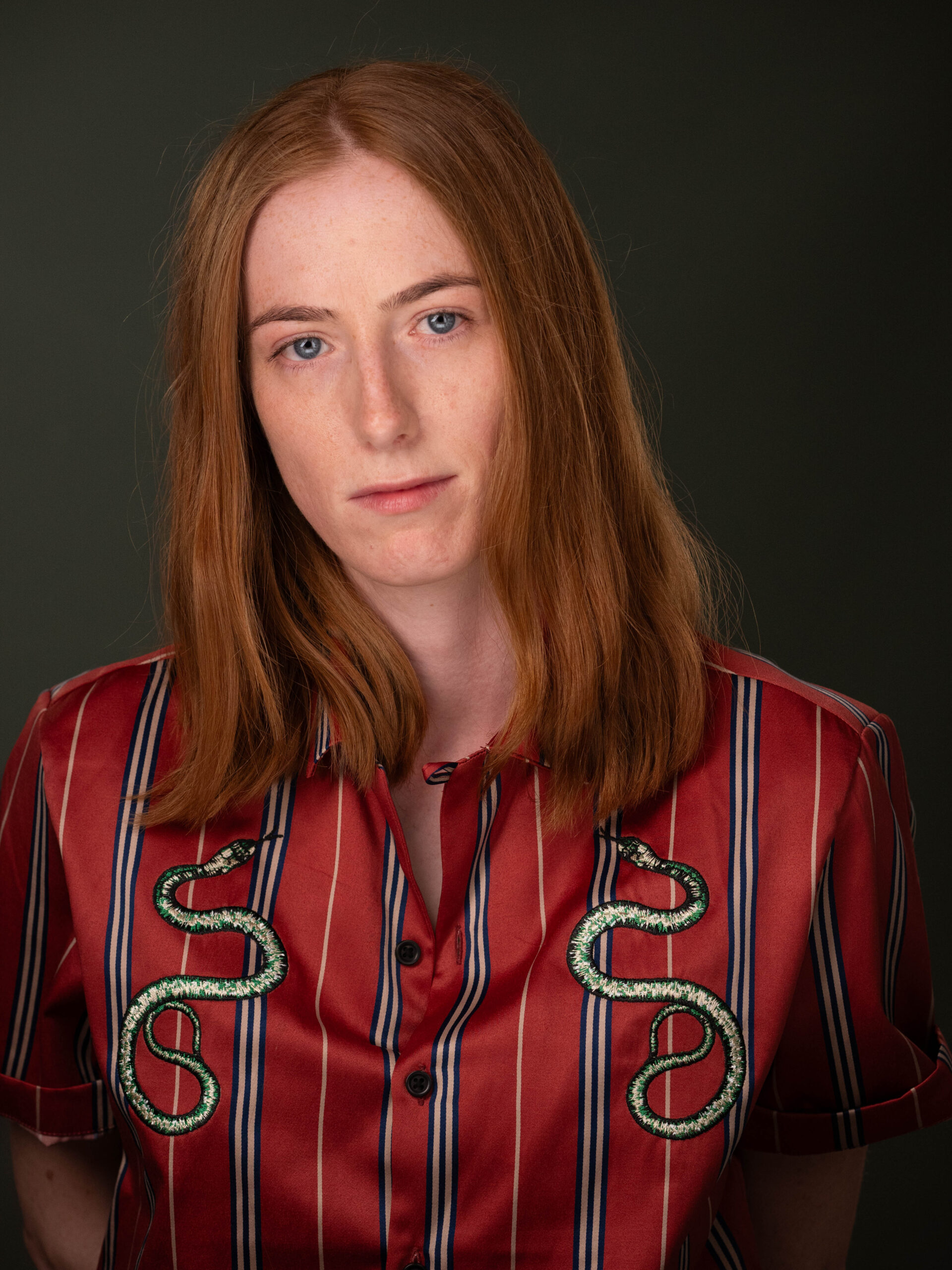 Kelsie. Studio portrait at Jo's. 18th april 2025